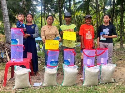 Support a local – Sauberes Trinkwasser und Reis für Indonesien