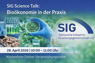 SIG Science Talk: Bioökonomie in der Praxis